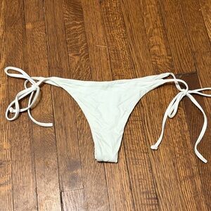 L*Space Itsy Cut Tie-Side Thong Bikini Bottom